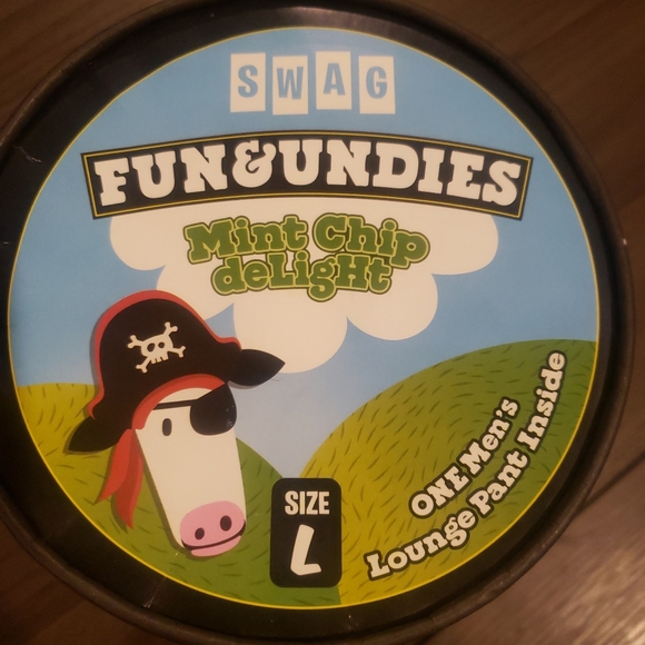 Swag Boxers Men's Pajama Pants Size L Fun&Undies Mint Chip Delight NIB - Picture 3 of 5